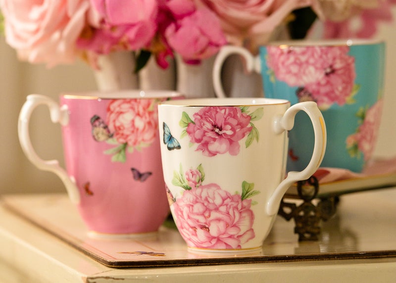 ROYAL ALBERT Miranda Kerr For Royal Albert Friendship Vintage Mug, Pink, 13.5 oz - Image 2